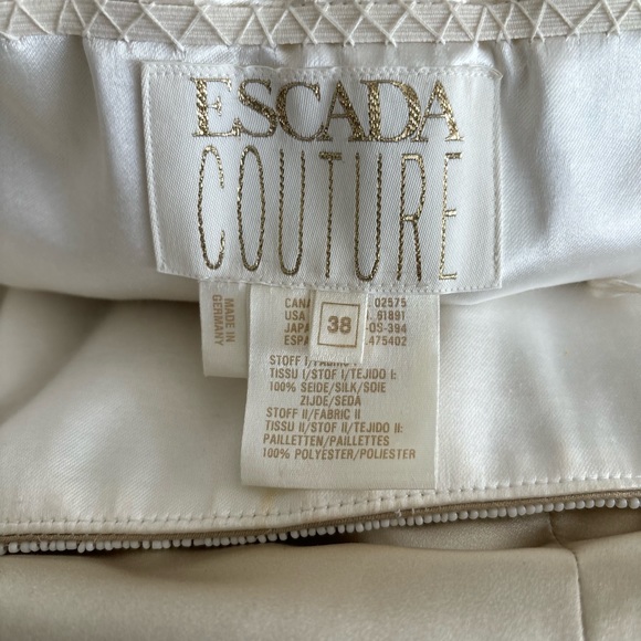 ESCADA COUTURE Vintage Silk Evening Gown - Picture 4 of 5